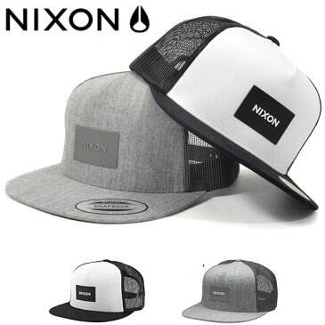 メッシュキャップ NIXON ニクソン メンズ TEAM TRUCKER HAT SNAPBACK 帽子 CAP ロゴ スケボー BBキャップ スナップバック 25%off