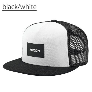 メッシュキャップ NIXON ニクソン メンズ TEAM TRUCKER HAT SNAPBACK 帽子 CAP ロゴ スケボー BBキャップ スナップバック 25%off