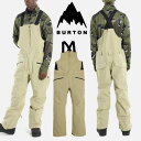 Mサイズのみ 送料無料 スノーボードウェア バートン BURTON Reserve Bib Pant メンズ パンツ ビブパンツ ビブ スノボ スノーボード スノーボードウエア SNOWBOARD WEAR スキー 2023-2024冬新作 10 off