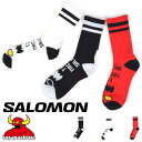 ソックス 靴下 SALOMON サロモン TM SOCKS メンズ TOY MACHINE コラボ トイマシーン スノーボード スノボ ソックス くつ下 30 off