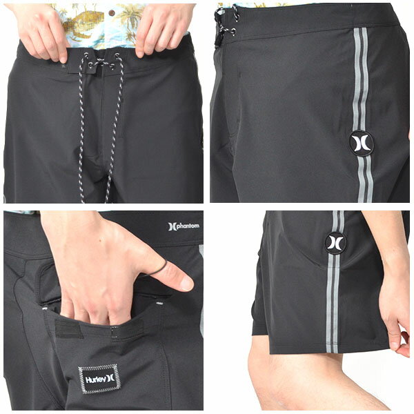 送料無料 サーフパンツ HURLEY ハーレー メンズ 水着 PHANTOM BROOKS STREET BOARDSHORT 16 ロゴ ボードショーツ 海水パンツ 海パン トランクス サーフ サーフィン ボディボード プール 海水浴 野外フェス 2019春夏新作 30%off