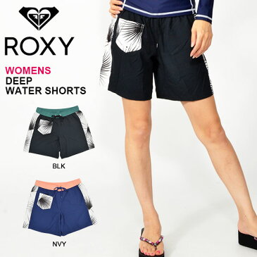 ロキシー ROXY ボードショーツ レディース DEEP WATER SHORTS ミドル丈 サーフパンツ ショートパンツ スイムウェア 水着 ビーチパンツ サーフショーツ ビーチウェア 2019春夏新作 30%off