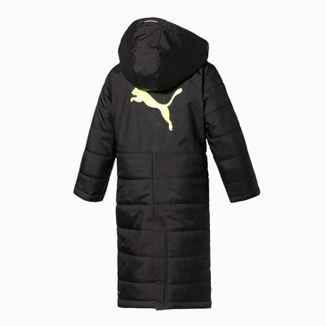 30%OFF 送料無料 キッズ 中綿 コート プーマ PUMA ACTIVE SPORTS ベンチ コート ロングコート 子供 ジュニア 裏ボア ベンチコート アウター 防寒 スポーツ観戦 スポーツウェア 584955
