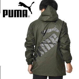 30%OFF 送料無料 レインコート プーマ PUMA メンズ レインジャケット 防水 防風 ナイロンジャケット レインウェア カッパ 雨具 ビッグロゴ 585323