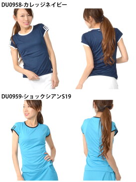 30%OFF 半袖 Tシャツ adidas レディース TENNIS CLUB 3ST TEE 吸汗速乾 テニスウェア スポーツウェア 部活 クラブ 練習 合宿 3本ライン FRO19【あす楽対応】