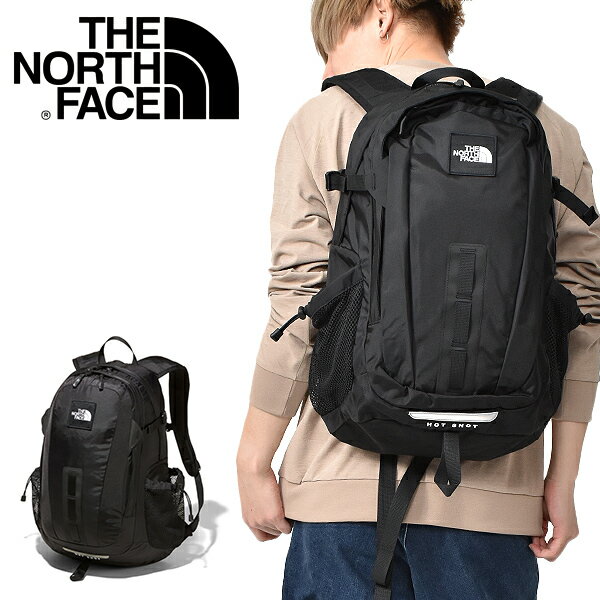 2010年復刻 送料無料 リュックサック THE NORTH FACE ザ・ノースフェイス Hot Shot SE ホットショット SE 30L ブラック 2020春夏新作 デイパック ザック かばん バックパック nm72008