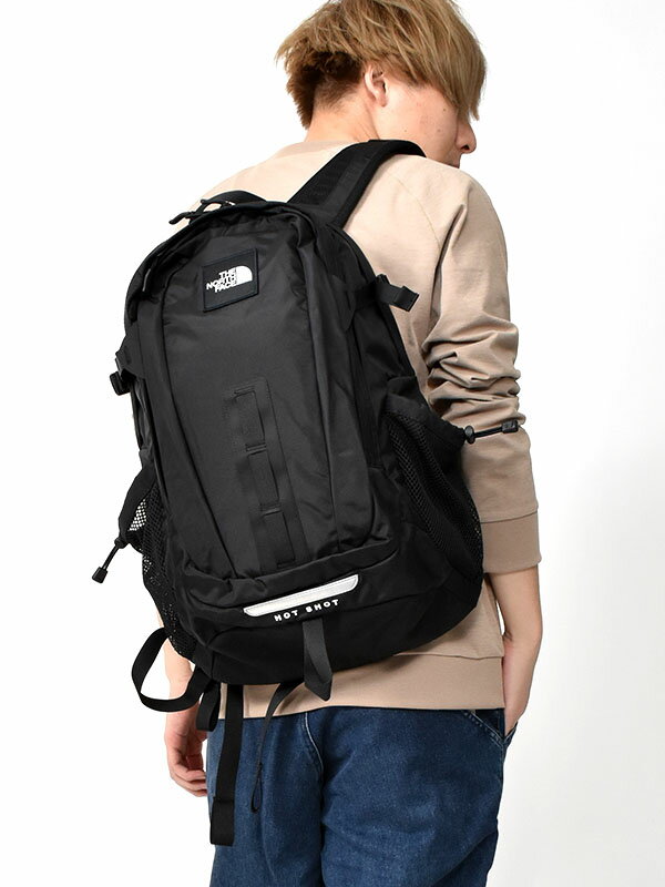 2010年復刻 送料無料 リュックサック THE NORTH FACE ザ・ノースフェイス Hot Shot SE ホットショット SE 30L ブラック 2020春夏新作 デイパック ザック かばん バックパック nm72008