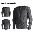 送料無料 north peak ノースピーク メンズ ボディ プロテクター 3層パッド トリプルレイヤー スノボ ガード スノーボード スキー NP-1147 ...