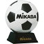 ミカサ MIKASA 記念品用マスコット サッカーボール 直径16.5cm 置き台付き 化粧ケース入り 部活 クラブ ギフト プレゼント PKC2
