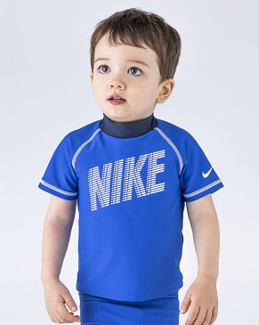 ベビー 半袖 ラッシュガード ナイキ NIKE TODDLER S/S UV ラッシュ ガード 男児 男の子 キッズ ジュニア 子供 UVカット 紫外線対策 水着 スイムウェア 水泳 プール 海水浴 ビーチ スイミング 1981927 2020夏新作