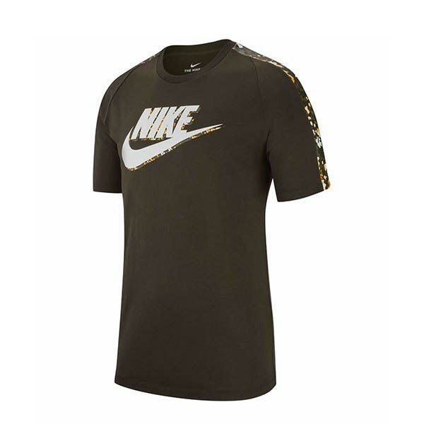 ゆうパケット対応可能！ 40%OFF 半袖 Tシャツ ナイキ NIKE メンズ STMT カモ S/S Tシャツ 迷彩 カモ柄 スポーツウェア ビッグロゴ トレーニング BQ0114