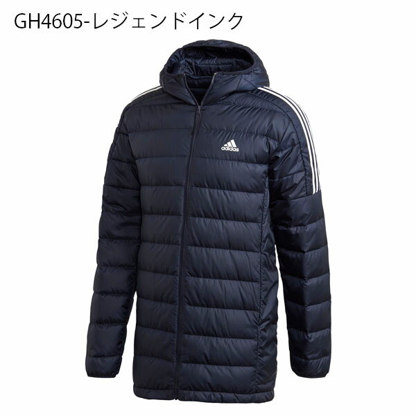 【Mサイズのみ】30%OFF 送料無料 アディダス ダウンジャケット adidas メンズ ESSENTIALS ダウンパーカー ジャケット アウター ジャンパー アウトドアジャケット 防寒 ウェア 3本ライン IZG15