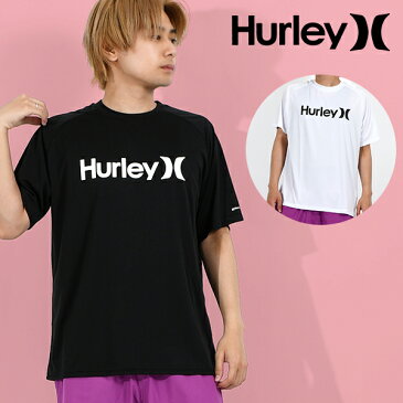 送料無料 ラッシュガード メンズ レディース ハーレー HURLEY 半袖 QUICK/DRI ONE ONLY SURF TEE OAO ロゴ UVカット ラッシュTシャツ 紫外線対策 ラッシュ Tシャツ サーフィン 海 海水浴 サーフ プール ランニング アウトドア 水着 MRG2100007 RASH TEE 10%off