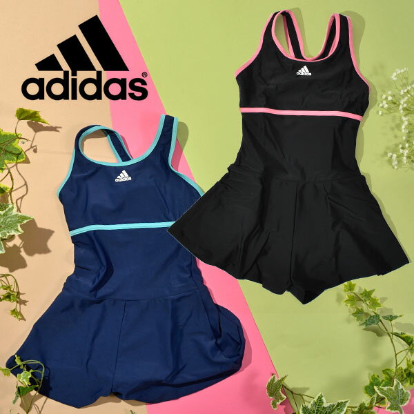 アディダス ガールズ スイムウェア adidas YG SCHOOL DRESS スイムスーツ 水着 キッズ 子供 ジュニア 女の子 女児 海水浴 水あそび プール ビーチ 学校 スクール 2022夏新色 15%off 25084