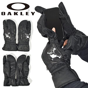 送料無料 ゴルフ ミトン グローブ メンズ オークリー OAKLEY SKULL MITTEN タッチパネル対応 フリース 手袋 小物ポケット 防寒 保温 撥水 ランニング サッカー 野球 バイク 自転車 FOS901242 2022秋冬新作 得割10