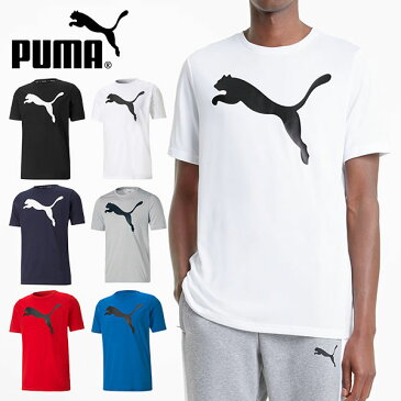 ゆうパケット対応可能！プーマ 半袖 Tシャツ PUMA メンズ ACTIVE ビッグロゴ Tシャツ スポーツウェア トレーニング ランニング ジョギング フィットネス ジム ウエア 得割20 588860