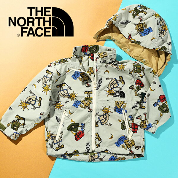 楽天エレファントSPORTS送料無料 ノースフェイス ベビー 撥水 ナイロン ジャケット THE NORTH FACE B Novelty Compact Jacket ノベルティ コンパクト ジャケット キッズ 子供 軽量 シェル マウンテン NPB72311 2024春新色