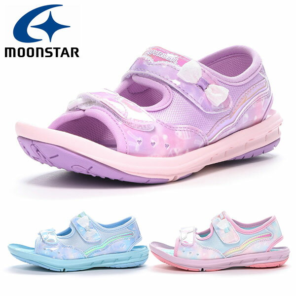 送料無料 キッズ サンダル ムーンスター MoonStar ラブラッシュ LUVRUSH バイ スーパースター SUPERSTAR LV 1132 2E ベルクロ アウトドア サマーシューズ スポーツサンダル スポサン 子供 ジュニア シューズ スニーカー 靴 LV-1132 2023夏新作のサムネイル
