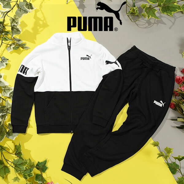 30%off 送料無料 プーマ キッズ スウェット 上下セット PUMA POWER スウェット トレーニングスーツ ジュニア 子供 スエット ジャージ ジャケット ロングパンツ セットアップ 上下組 スポーツウェア トレーニング ウエア 2023春新作 675825