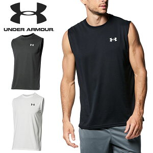 ゆうパケット発送！ 送料無料 ノースリーブ シャツ メンズ アンダーアーマー UNDER ARMOUR UA タンクトップ ランニング トレーニング 野球 サッカー スポーツ 大きいサイズ 1367452 2023春夏