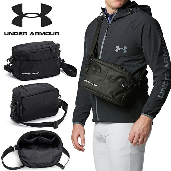 送料無料 ゴルフ カートバッグ アンダーアーマー UNDER ARMOUR UA Round Poach 5.9L ショルダーバッグ ラウンドバッグ ミニバッグ ポーチ バッグ BAG コンペ 景品 1378288 2024春夏