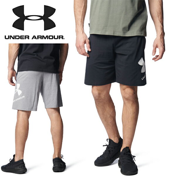 楽天エレファントSPORTS送料無料 ハーフパンツ メンズ アンダーアーマー UNDER ARMOUR UA SPORT STYLE COTTON SHORTS コットン ショーツ ショートパンツ 短パン ランニング トレーニング 野球 サッカー スポーツ 大きいサイズ 1378370 2024春夏 得割19