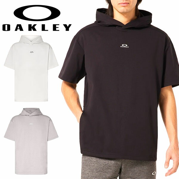 送料無料 半袖 スウェット パーカー メンズ オークリー OAKLEY ENHANCE LT FLEECE SS HOODY 14.0 プルオーバー フーディー スエット 野球 トレーニング ランニング スポーツ FOA406293 2024春夏新作 得割15