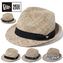 送料無料 ニューエラ ゴルフ キャップ メンズ NEW ERA The Trilby Seagrass ストローハット 麦わら帽子 14109160 14109159 14109158 2024春夏新作