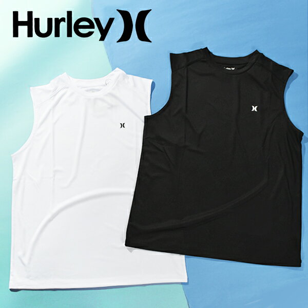 ゆうパケット発送！ 送料無料 ラッシュガード メンズ タンクトップ ハーレー HURLEY RASH SLEEVELESS ICON TANK ロゴ UVカット ラッシュタンク 紫外線対策 ラッシュ タンクトップ サーフィン 海 海水浴 サーフ プール RASH TEE 水着 MRG2310034 2023春夏新作 25%off