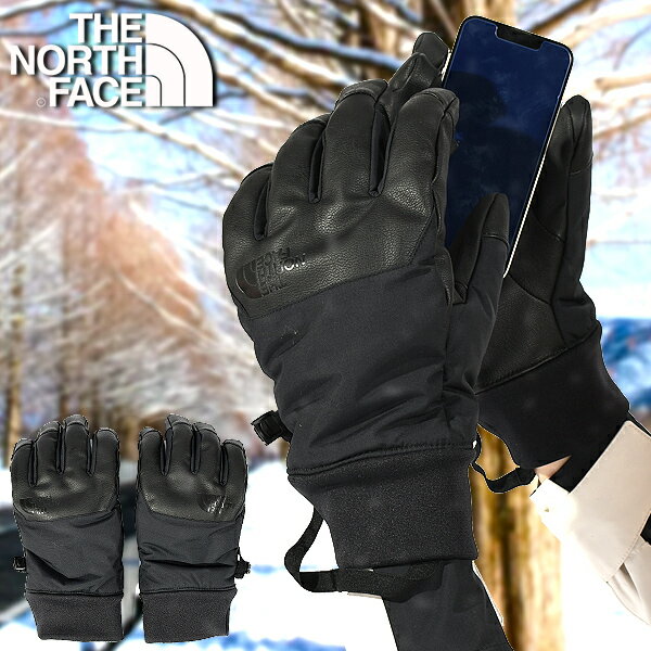 送料無料 ノースフェイス メンズ レディース スノー グローブ 手袋 5本指 中綿 THE NORTH FACE Fakie Glove フェイキー グローブ ブラック ホワイト スマホ スマートフォン操作可能 NN62330 2023-2024冬新作