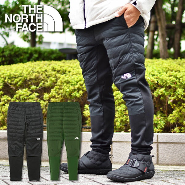 送料無料 ノースフェイス 暖か 異素材 ロングパンツ メンズ THE NORTH FACE Red Run Long Pant レッドラン ロングパンツ 中綿 保温 ストレッチ ブラック 黒 NY82395 2023秋冬新作