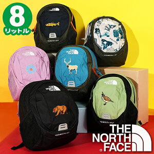 送料無料 ノースフェイス リュックサック キッズ THE NORTH FACE K Homeslice キッズ ホームスライス 8L 子供 ジュニア バッグ アウトドア 遠足 動物 NMJ72361 2023秋冬新作