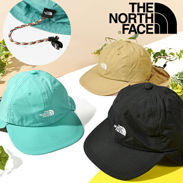 ゆうパケット発送！ 送料無料 飛び防止クリップ付き ノースフェイス キャップ キッズ THE NORTH FACE 子供 ポホノ サンシールド キャップ Kids Pohono Sunshield Cap 帽子 nnj02102 2024春夏新色