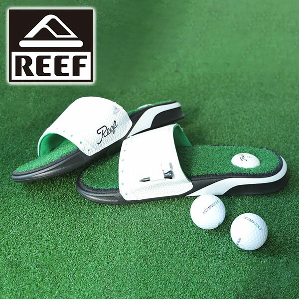 送料無料 リーフ スライドサンダル メンズ レディース REEF MULLIGAN SLIDE ビーチサンダル シャワーサンダル スポーツ ジム 海 プール ビーチ 海水浴 グリーン 緑 CI3748