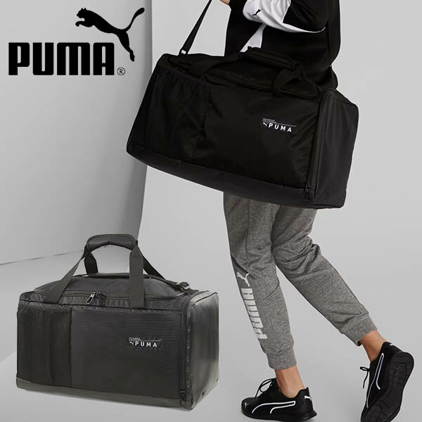 ■商品コメント &nbsp; PUMA(プーマ) トレーニング スポーツ バッグM になります。 メンズ・レディース・男性・女性・男女兼用・ユニセックス ボックス型で、荷物を持ち運びやすいミディアムサイズのモダンなスポーツバッグです。2WAYジップ開閉式の広々としたメイン収納スペースや、内側の仕切りで荷物をすっきり整理できます。ショルダーかけもできる2WAYキャリーオプション、通気性に優れた外部シューズコンパートメントが特徴です。 ポリエステル100% サイズ：52×28×29cm（48リットル） ※ご注文後、発送までにお時間をいただく場合がございます。 商品によってかかるお日数は異なりますので、お急ぎの方はメールにてお問い合わせください。 ※メーカー在庫切れ、廃盤など が生じた場合、やむを得ず、キャンセルの場合、ご登録いただいたメールアドレスへご連絡させていただきます。 &nbsp; ■商品詳細 &nbsp; ■ブランド PUMA-JAPAN（プーマジャパン） ■商品名 トレーニング スポーツ バッグM ■品番 078853 ■カラー 01-プーマブラック ■材質 ポリエステル100% &nbsp; ■商品カラーにつきまして &nbsp; 可能な限り商品色に近い画像を選んでおりますが、閲覧環境等により画像の色目が若干異なる場合もございますので、その旨をご理解された上でご購入ください。 &nbsp; メーカー希望小売価格はメーカー商品タグに基づいて掲載しています