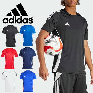 ゆうパケット対応可能！アディダス メンズ レディース 半袖 Tシャツ adidas TIRO 24 トレーニングジャージー プラクティスシャツ プラシャツ ゲームシャツ サッカー フットサル フットボール スポーツウェア 部活 クラブ 練習着 2024春夏新作 HEJ10