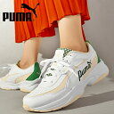 送料無料 プーマ レディース 厚底 スニーカー ヒール高3.5cm PUMA シリア モード ブロッサム ローカット シューズ 靴 ホワイト 白 グリーン 緑 2024春夏新作 395251