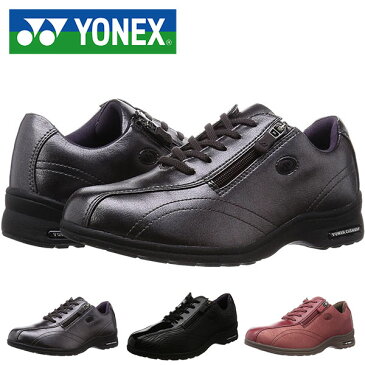 送料無料 ヨネックス YONEX ウォーキングシューズ ファスナー付き レディース パワークッション LC30 定番 軽量 抗菌 防臭 ウォーキング 旅行 スニーカー 靴 SHWLC30 得割20
