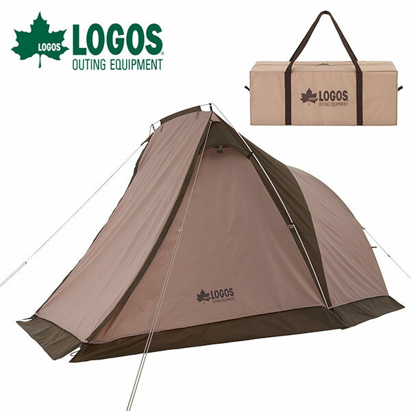 送料無料 ロゴス LOGOS Tradcanvas オーニングリビング・DUO-BB 2人用 テント 収納バッグ付き ツーリングテント ツーリングキャンプ 2人用テント ドゥーブルテント アウトドア キャンプ ツーリング 71805574