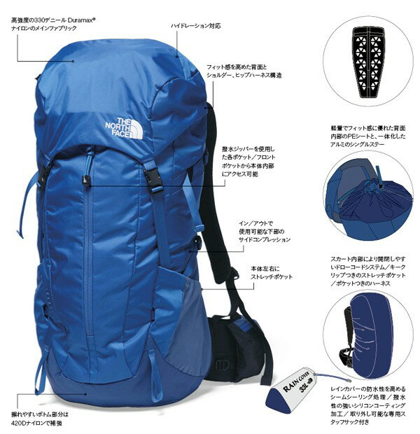 送料無料リュックサックザ・ノースフェイスTHENORTHFACETELLUS33テルスバックパックリュックバッグアウトドアザック登山2017春夏新色NM61510ザノースフェイス20%off
