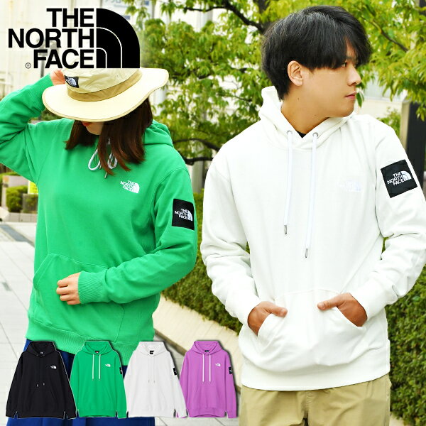 送料無料 ノースフェイス 裏毛 スウェット パーカー メンズ レディース THE NORTH FACE Square Logo Hoodie スクエアロゴ フーディー プルオーバー NT12333 2024春新色