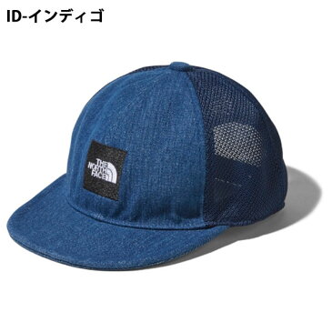 送料無料 ザ・ノースフェイス キッズ 折りたためる 子供 メッシュキャップ THE NORTH FACE Kids Square Logo Mesh Cap キッズ スクエアロゴ メッシュ キャップ 帽子 幼児 3歳 4歳 5歳 6歳 nnj02001