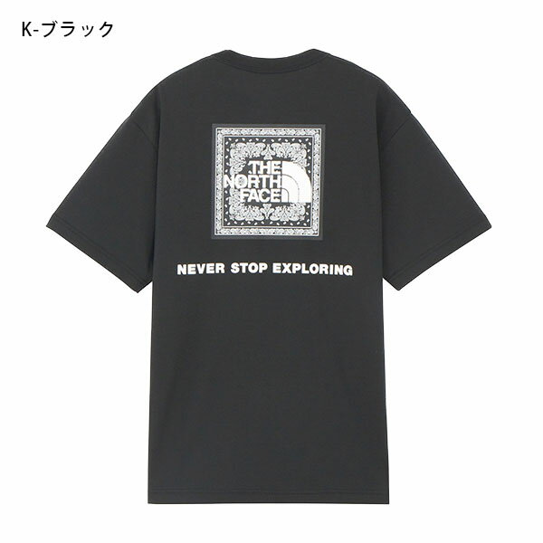 *THENORTHFACE:ショートスリーブバンダナスクエアロゴTシャツ