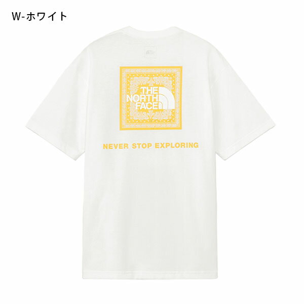 *THENORTHFACE:ショートスリーブバンダナスクエアロゴTシャツ