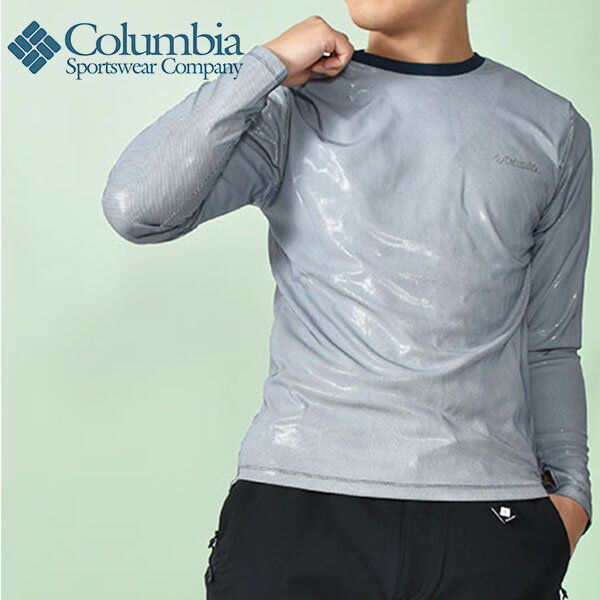 送料無料 XLサイズのみ コロンビア 水陸両用 長袖Tシャツ Columbia メンズ M Sun Deflector Summerdry LS Shirt ラッシュガード ラッシュT ロンT ロゴ ワンポイント UVカット 丸首 クルーネック ウェア アウトドア キャンプ 釣り PM0554 2022春夏新作 【あす楽対応】