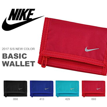 【最大300円OFF!】数量限定クーポン配布中♪ 財布 ナイキ NIKE ベーシック ウォレット 3つ折り 折りたたみ ベルクロ メンズ レディース キッズ 子供 ユニセックス