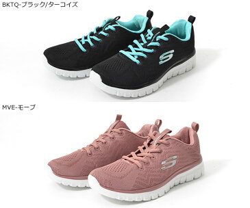 【最大300円OFF！】数量限定クーポン配布中♪ 得割30 スニーカー スケッチャーズ SKECHERS レディース グレースフル ゲット コネクテッド GRACEFUL-GET CONNECTED シューズ 靴 ウォーキング メモリーフォーム 12615 2018秋冬新色 【あす楽対応】