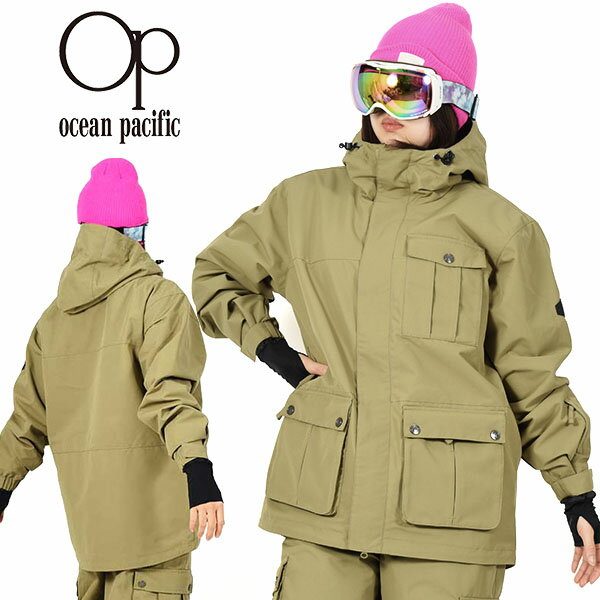 送料無料 スノーボードウェア オーシャンパシフィック Ocean Pacific OP レディース ワークジャケット スノーボード スノボ スキー スノー ウエア ジャケット 542400 2022-2023冬新作 22-23 10%off