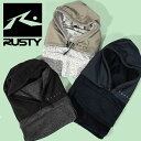 送料無料 フードウォーマー ラスティ RUSTY メンズ レディース ネックウォーマー防寒 抗菌防臭 撥水 ニット フリース スノーボード スキー アウトドア ...