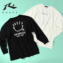ネコポス発送! 送料無料 水陸両用 長袖 Tシャツ RUSTY ラスティ レディース ラッシュガード UVカット 吸汗速乾 ロンT 体型カバー ビーチウェア サ...